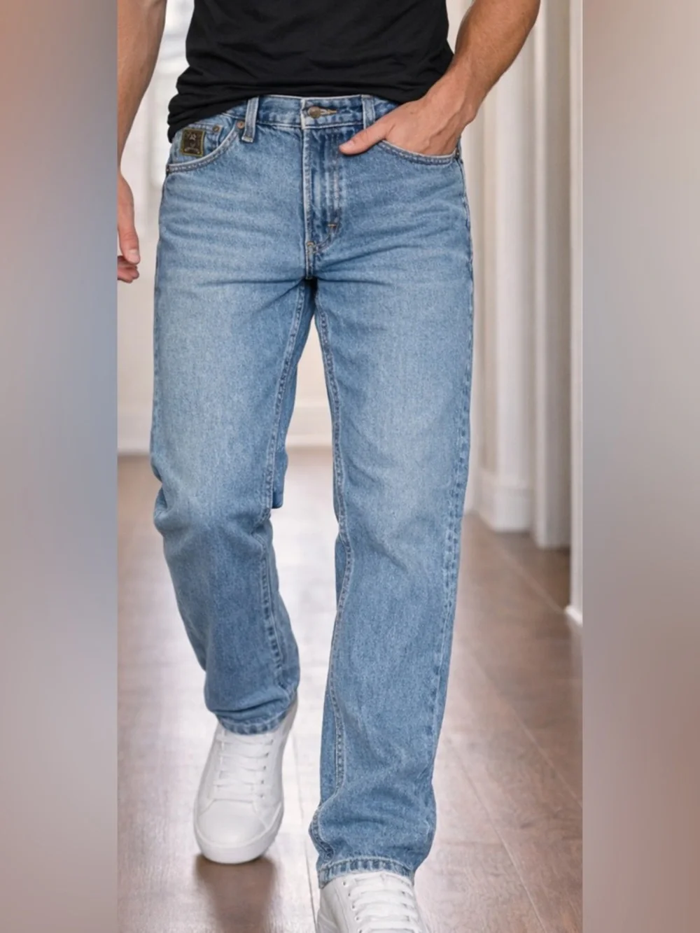 Cinch Jeans Mens 38x34 Straight Leg Blue Denim Western Cowboy Workwear